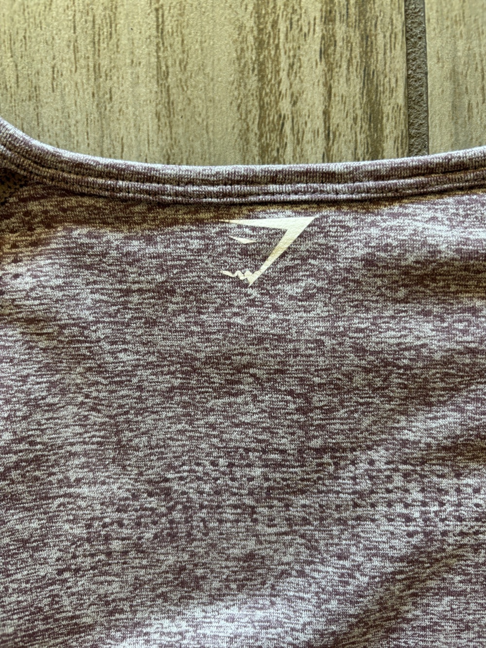 Gymshark Seamless Long Sleeve Top - Mauve Heathered - Picture 5 of 6